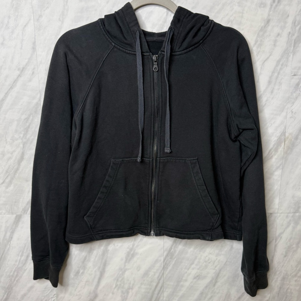 Girlfriend Collective Hooded Sweater Zip Up Medium